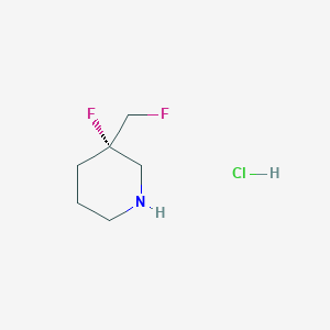 (S)-3-Fluoro-3-(fluoromethyl)piperidine hydrochloride