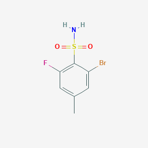 2-Bromo-6-fluoro-4-methylbenzenesulfonamide