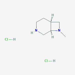 (1R,6S)-8-methyl-3,8-diazabicyclo[4.2.0]octane dihydrochloride