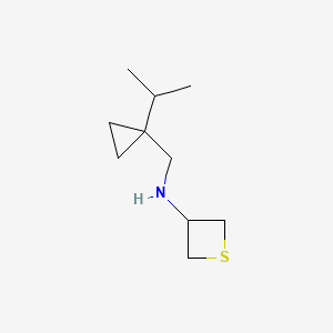 N-((1-Isopropylcyclopropyl)methyl)thietan-3-amine