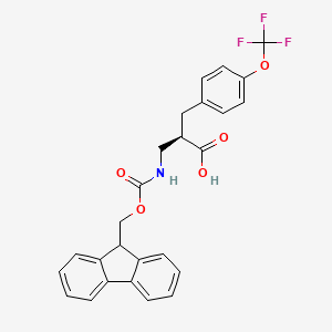 (R)-3-((((9H-Fluoren-9-yl)methoxy)carbonyl)amino)-2-(4-(trifluoromethoxy)benzyl)propanoic acid