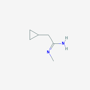 2-Cyclopropyl-N-methylacetimidamide