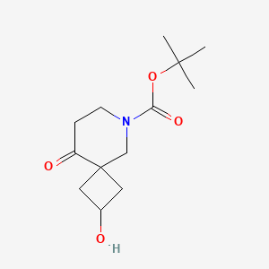 tert-Butyl 2-hydroxy-9-oxo-6-azaspiro[3.5]nonane-6-carboxylate