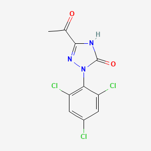 5-Acetyl-2-(2,4,6-trichlorophenyl)-1H-1,2,4-triazol-3(2H)-one