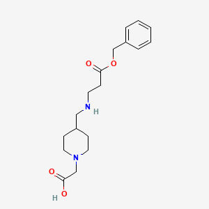 2-(4-(((3-(Benzyloxy)-3-oxopropyl)amino)methyl)piperidin-1-yl)aceticacid