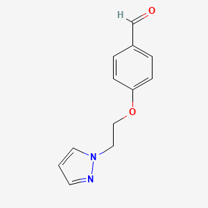 4-(2-(1H-Pyrazol-1-yl)ethoxy)benzaldehyde