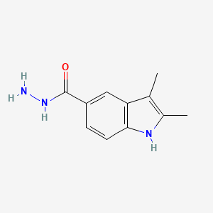 molecular formula C11H13N3O B1299159 2,3-dimethyl-1H-indole-5-carbohydrazide CAS No. 5094-42-8