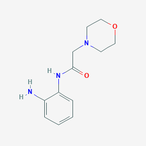 molecular formula C12H17N3O2 B1299164 N-(2-Amino-phenyl)-2-morpholin-4-yl-acetamide CAS No. 35204-17-2