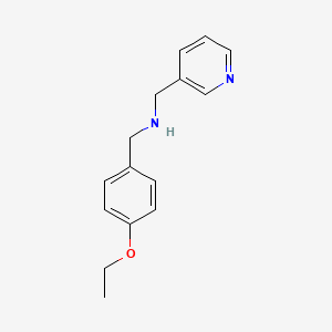 molecular formula C15H18N2O B1299165 (4-Ethoxy-benzyl)-pyridin-3-ylmethyl-amine CAS No. 510723-57-6