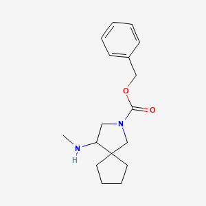 Benzyl 4-(methylamino)-2-azaspiro[4.4]nonane-2-carboxylate