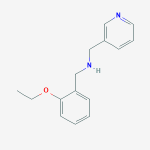 molecular formula C15H18N2O B1299166 (2-Ethoxy-benzyl)-pyridin-3-ylmethyl-amine CAS No. 510723-56-5