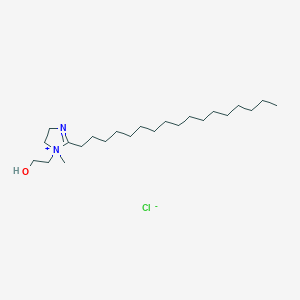 2-Heptadecyl-1-(2-hydroxyethyl)-1-methyl-4,5-dihydro-1H-imidazol-1-ium chloride