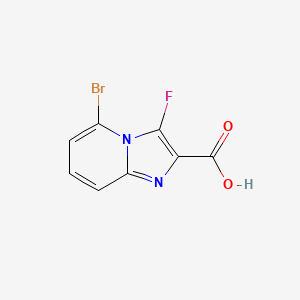 5-Bromo-3-fluoroimidazo[1,2-a]pyridine-2-carboxylic acid