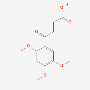 molecular formula C13H16O6 B1299175 4-Oxo-4-(2,4,5-trimethoxyphenyl)butanoic acid CAS No. 31914-19-9