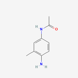 molecular formula C9H12N2O B1299178 N-(4-amino-3-methylphenyl)acetamide CAS No. 6375-20-8