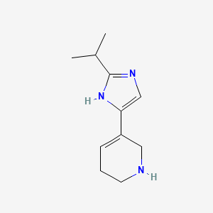 5-(2-Isopropyl-1H-imidazol-5-yl)-1,2,3,6-tetrahydropyridine