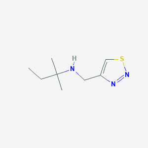 N-((1,2,3-Thiadiazol-4-yl)methyl)-2-methylbutan-2-amine