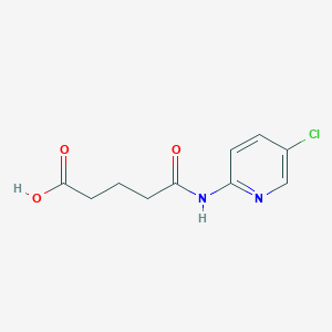 molecular formula C10H11ClN2O3 B1299183 4-(5-Chloro-pyridin-2-ylcarbamoyl)-butyric acid CAS No. 4121-54-4