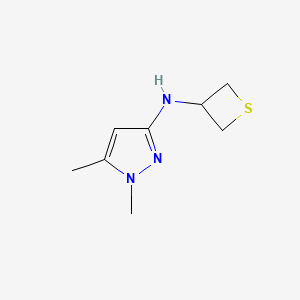 1,5-Dimethyl-N-(thietan-3-yl)-1H-pyrazol-3-amine