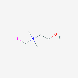 2-Hydroxy-N-(iodomethyl)-N,N-dimethylethan-1-aminium