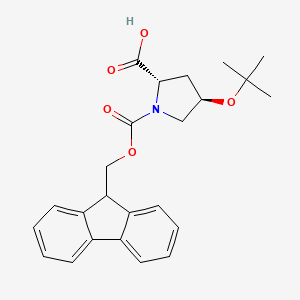 molecular formula C24H27NO5 B1299185 Fmoc-Hyp(tBu)-OH CAS No. 122996-47-8