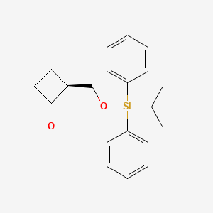 (S)-2-(((tert-Butyldiphenylsilyl)oxy)methyl)cyclobutan-1-one