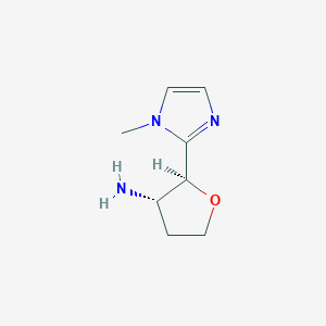 (2S,3S)-2-(1-Methyl-1H-imidazol-2-yl)tetrahydrofuran-3-amine