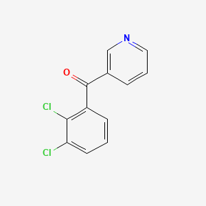 molecular formula C12H7Cl2NO B12991953 (2,3-Dichlorophenyl)(pyridin-3-yl)methanone 