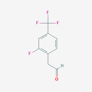 2-(2-Fluoro-4-(trifluoromethyl)phenyl)acetaldehyde