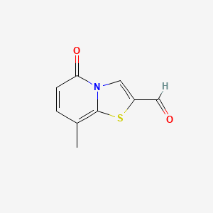 8-Methyl-5-oxo-5H-thiazolo[3,2-a]pyridine-2-carbaldehyde