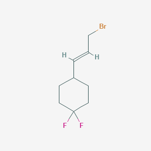 4-(3-Bromoprop-1-en-1-yl)-1,1-difluorocyclohexane