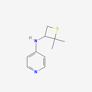 N-(2,2-Dimethylthietan-3-yl)pyridin-4-amine