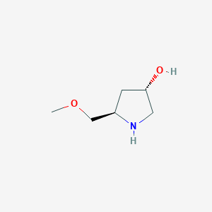 (3S,5R)-5-(Methoxymethyl)pyrrolidin-3-ol