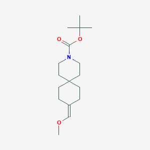 Tert-butyl 9-(methoxymethylene)-3-azaspiro[5.5]undecane-3-carboxylate