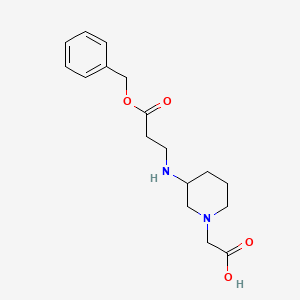 2-(3-((3-(Benzyloxy)-3-oxopropyl)amino)piperidin-1-yl)aceticacid