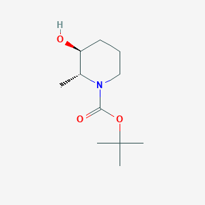 Tert-butyl (2R,3S)-3-hydroxy-2-methyl-piperidine-1-carboxylate