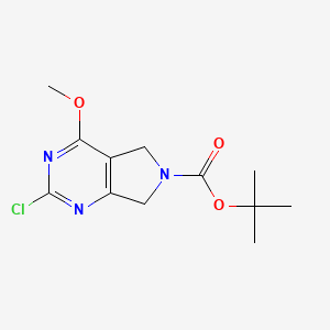 tert-Butyl 2-chloro-4-methoxy-5,7-dihydro-6H-pyrrolo[3,4-d]pyrimidine-6-carboxylate