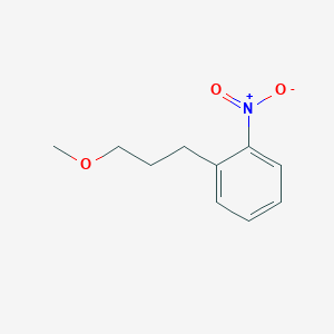 molecular formula C10H13NO3 B12992086 1-(3-Methoxypropyl)-2-nitrobenzene 