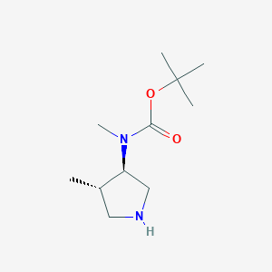 tert-Butyl methyl((3R,4S)-4-methylpyrrolidin-3-yl)carbamate