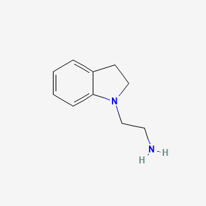molecular formula C10H14N2 B1299212 2-(2,3-二氢-1H-吲哚-1-基)乙胺 CAS No. 46006-95-5