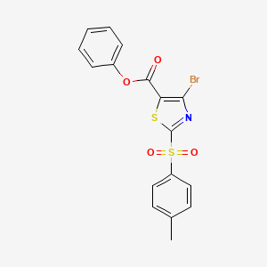 Phenyl 4-bromo-2-(4-methylphenylsulfonyl)thiazole-5-carboxylate