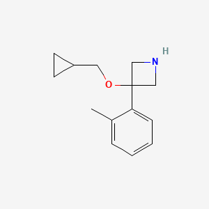 3-(Cyclopropylmethoxy)-3-(o-tolyl)azetidine