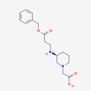 (S)-2-(3-((3-(Benzyloxy)-3-oxopropyl)amino)piperidin-1-yl)aceticacid