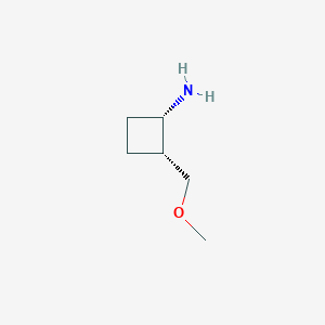 (1S,2R)-2-(Methoxymethyl)cyclobutan-1-amine