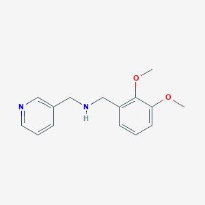 molecular formula C15H18N2O2 B1299220 (2,3-Dimethoxy-benzyl)-pyridin-3-ylmethyl-amine CAS No. 355383-37-8
