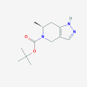 tert-Butyl (R)-6-methyl-2,4,6,7-tetrahydro-5H-pyrazolo[4,3-c]pyridine-5-carboxylate