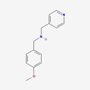 molecular formula C14H16N2O B1299223 (4-甲氧基苄基)-吡啶-4-基甲胺 CAS No. 418791-10-3