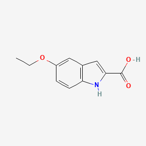 molecular formula C11H11NO3 B1299226 5-乙氧基-1H-吲哚-2-羧酸 CAS No. 93476-60-9