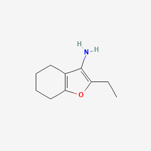 2-Ethyl-4,5,6,7-tetrahydrobenzofuran-3-amine