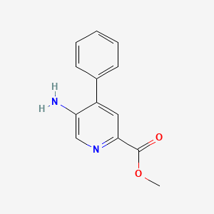 Methyl 5-amino-4-phenylpicolinate